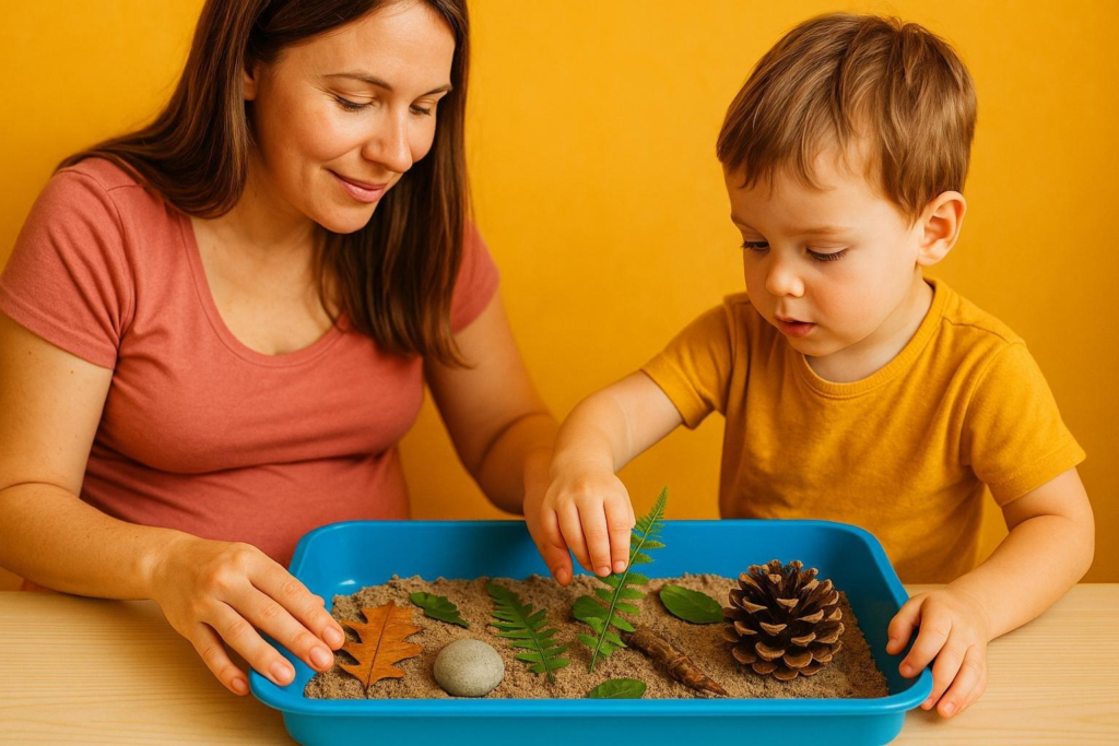 Ideas de actividades sensoriales con elementos naturales
