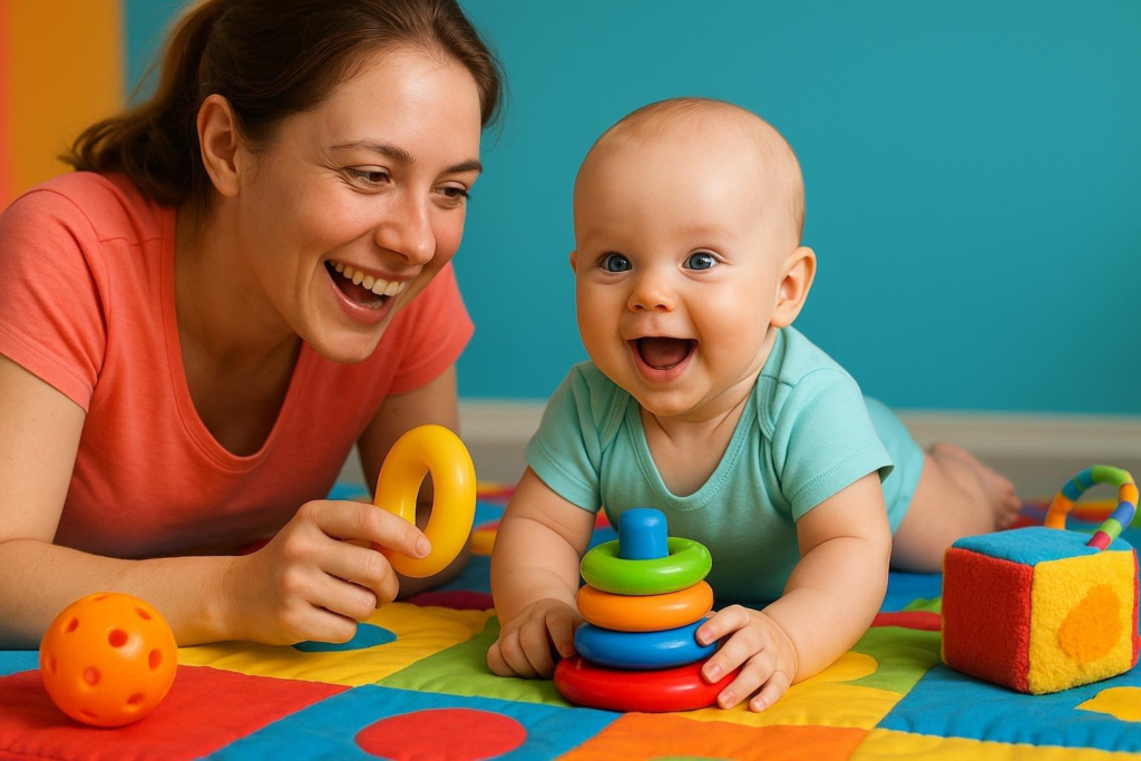 Qué tipo de juegos fomentar según la edad del bebé