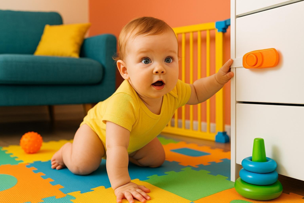 Cómo adaptar el hogar para bebés exploradores
