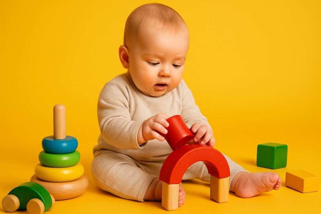 Cómo introducir los primeros juguetes de madera