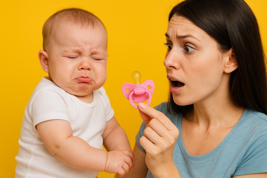 Qué hacer si el bebé no quiere usar chupete