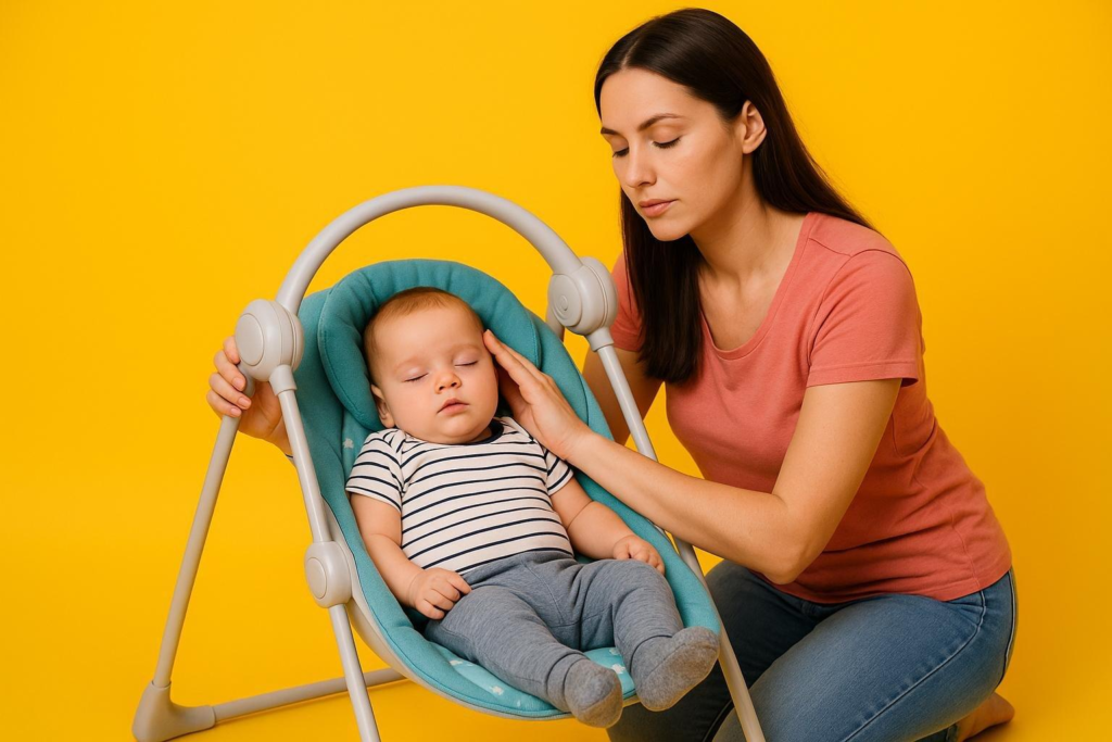 Qué hacer si el bebé solo duerme en movimiento