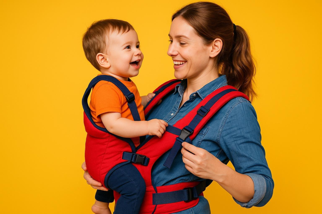Cómo adaptar el portabebés al crecimiento del niño