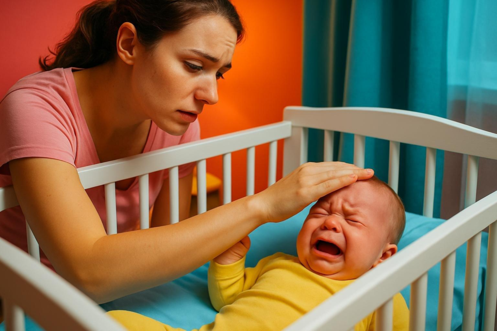 Qué hacer si el bebé se despierta llorando