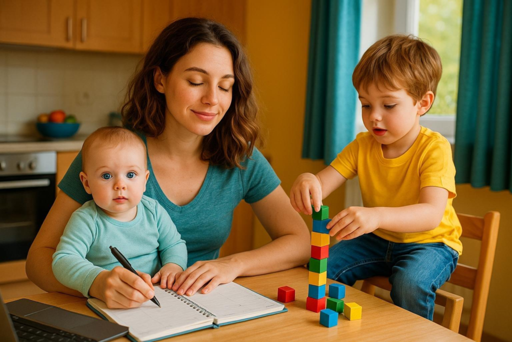 Cómo estructurar un día equilibrado con bebés y niños