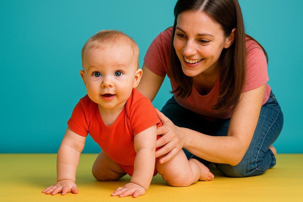 Cómo ayudar al bebé a gatear