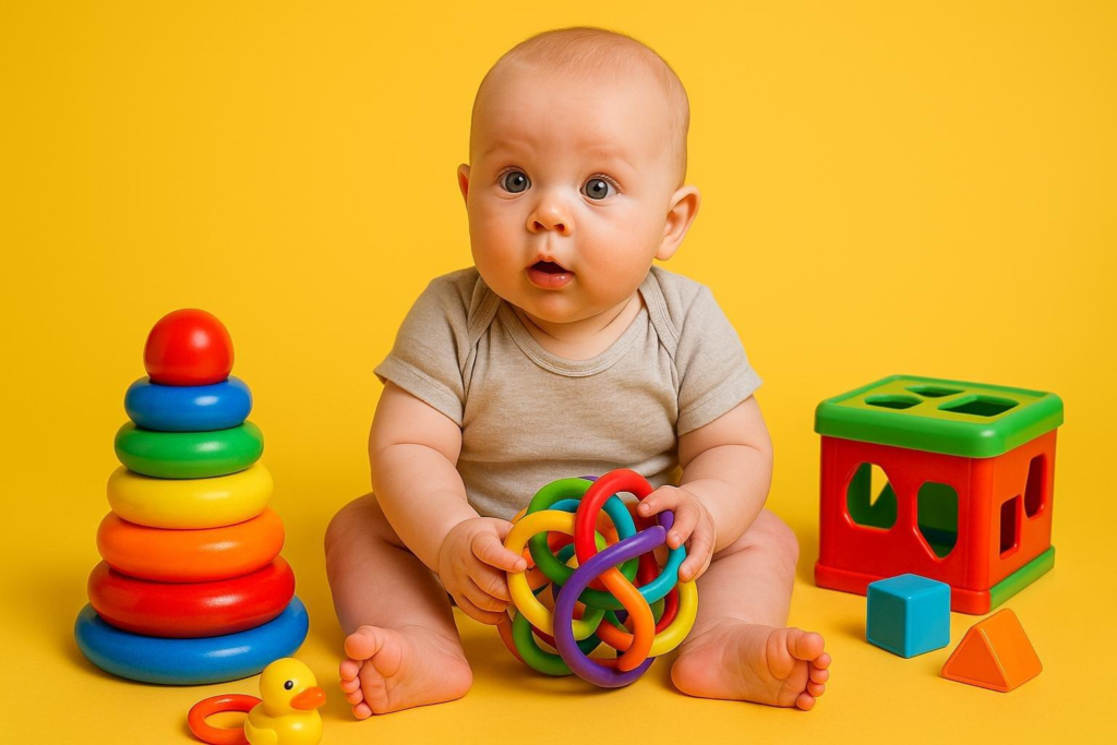 Juguetes recomendados para bebés de 6 meses