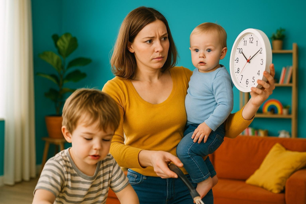 Cómo organizar el día cuando tienes más de un hijo pequeño
