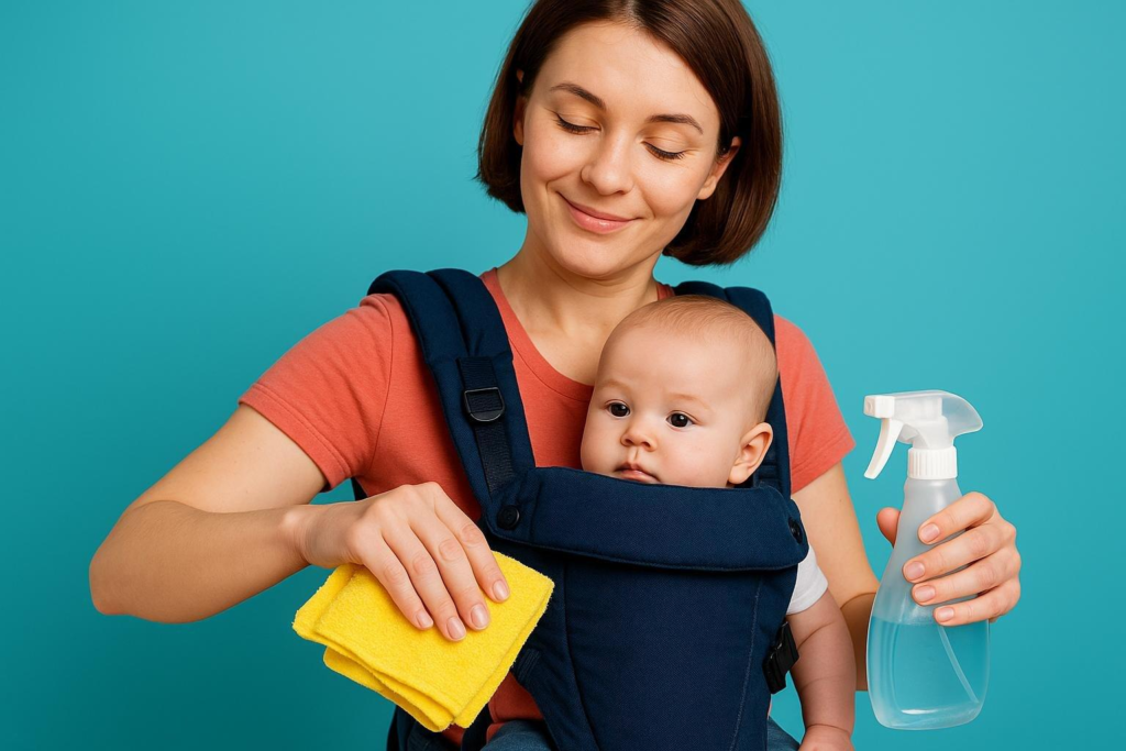 Ideas para mantener el portabebés limpio y en buen estado