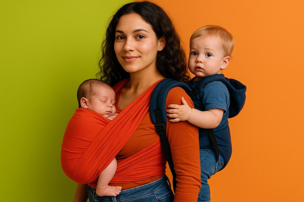 Qué tipo de portabebés usar según la edad del bebé