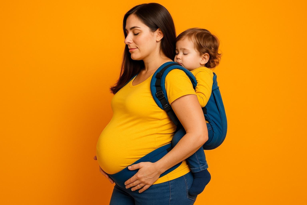 Cómo portear de forma segura en el embarazo