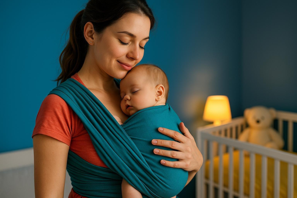 Cómo integrar el porteo en la rutina del sueño