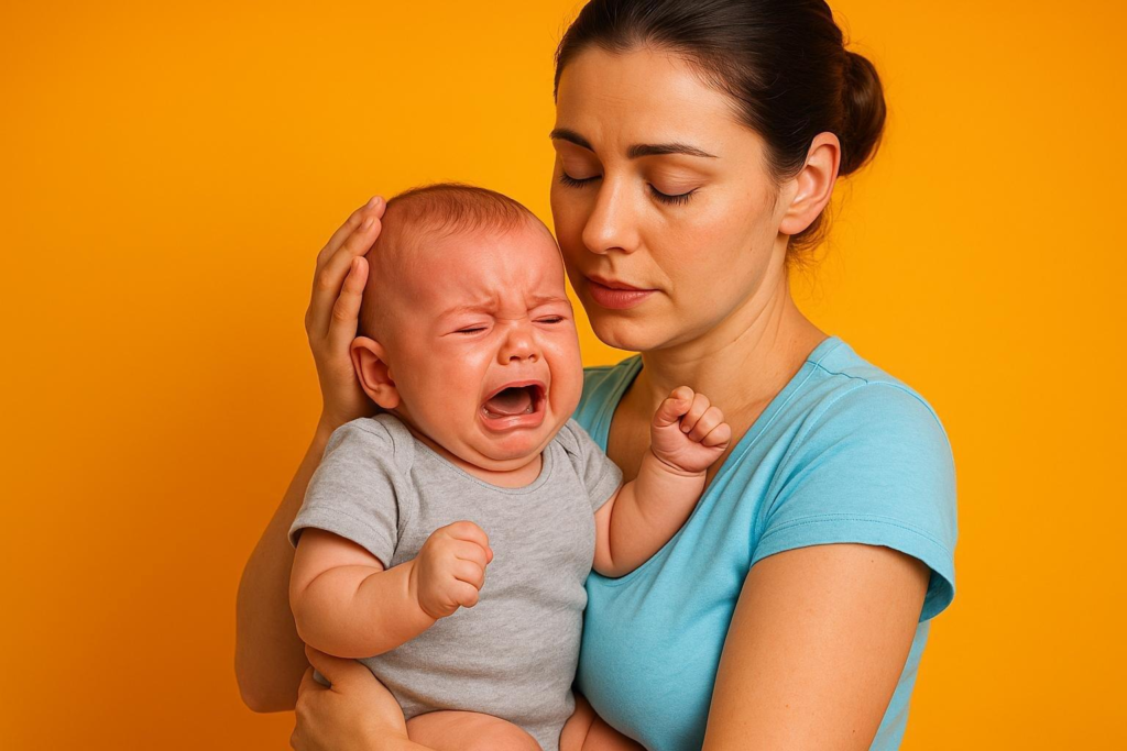 Cómo calmar al bebé cuando llora sin parar