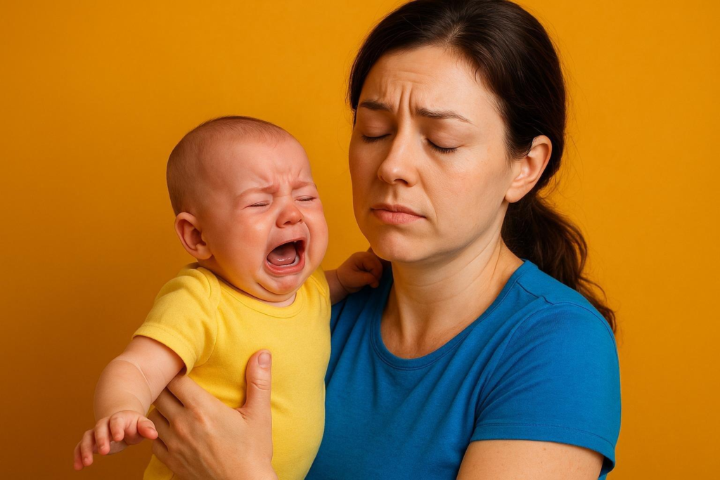 Cómo mantener la calma cuando el bebé solo quiere brazos