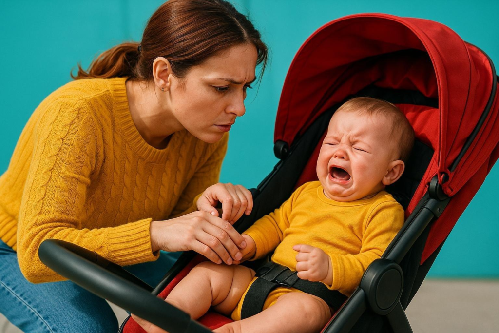 Qué hacer si el bebé no quiere estar en el carrito