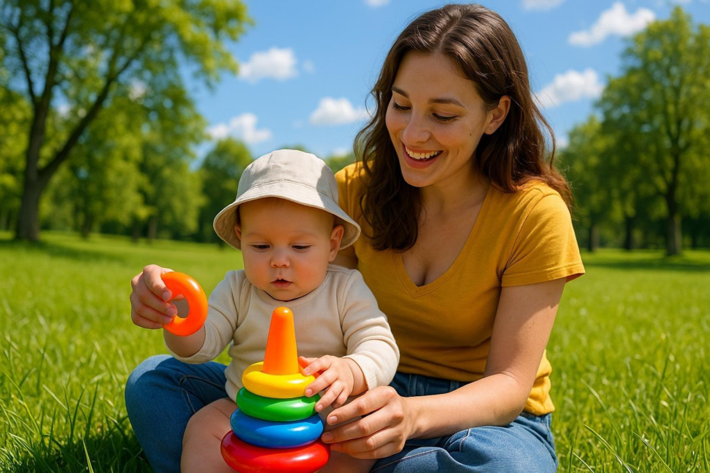 Ideas de actividades al aire libre con bebés