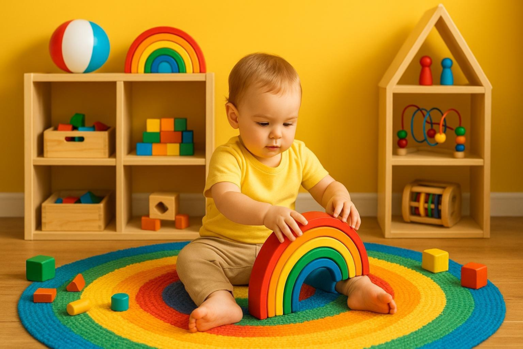 Cómo organizar la zona de juegos según Montessori