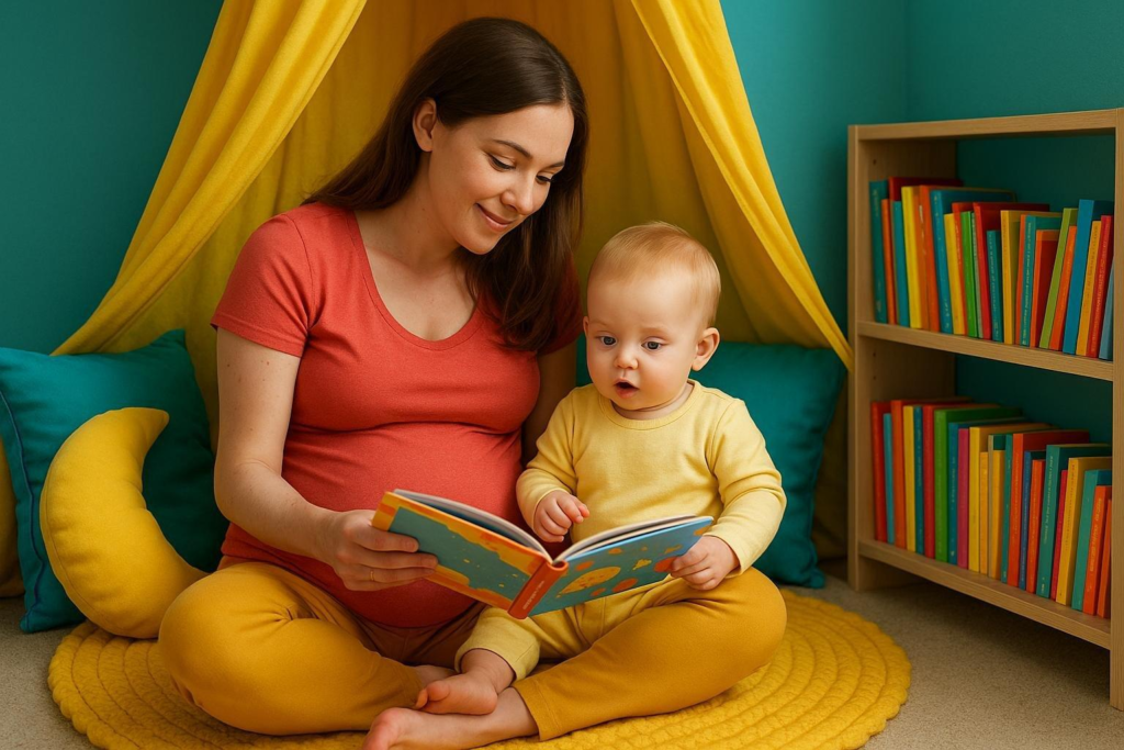 Cómo crear un rincón de lectura para bebés