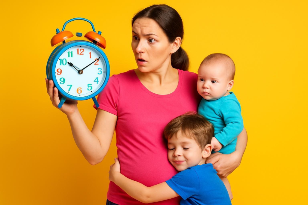 Ideas para organizar el tiempo con más de un hijo